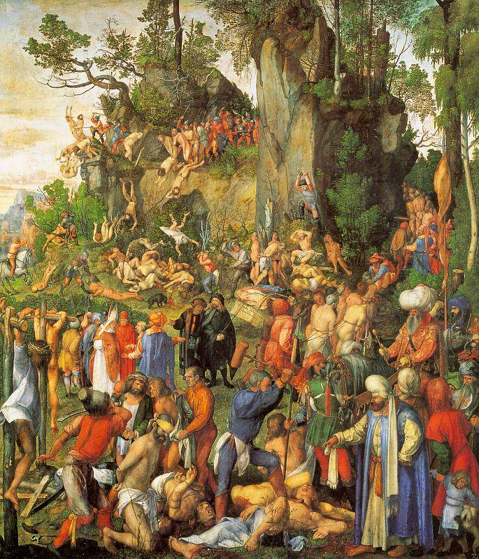 Albrecht Durer Martyrdom of the Ten Thousand Germany oil painting art